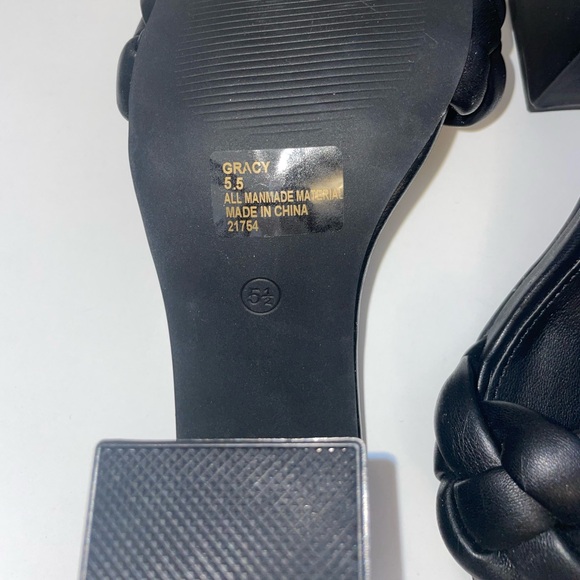 MADDEN GIRL HEELED SANDAL BLACK SIZE 5.5 - NEVER WORN - Picture 6 of 6